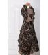 Husna Velvet Abaya & Satin Dress Set