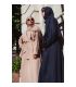 Trench-Style Abaya in Blush