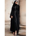 New Cleopatra Embroidered Open Abaya