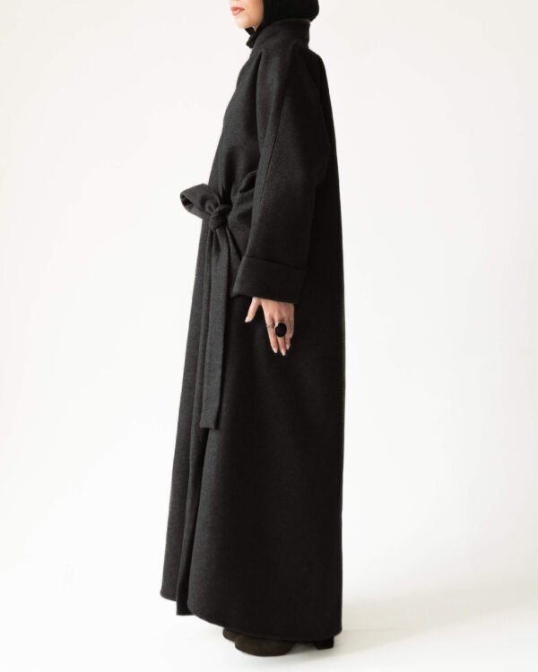 Wrap Coat in Black