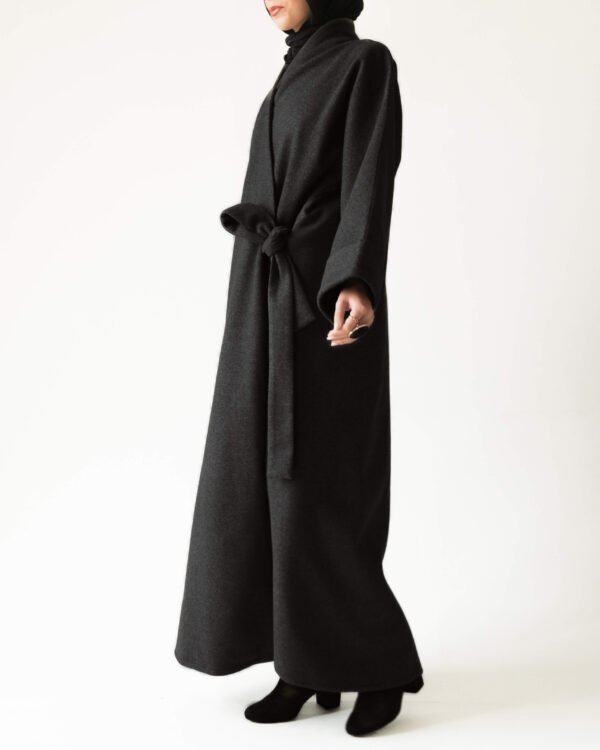 Wrap Coat in Black