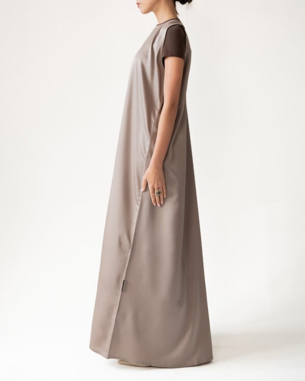 Crepe Slip in Lavender Grey