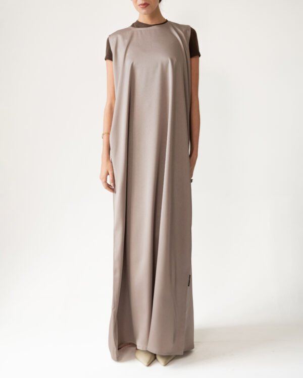 Crepe Slip in Lavender Grey