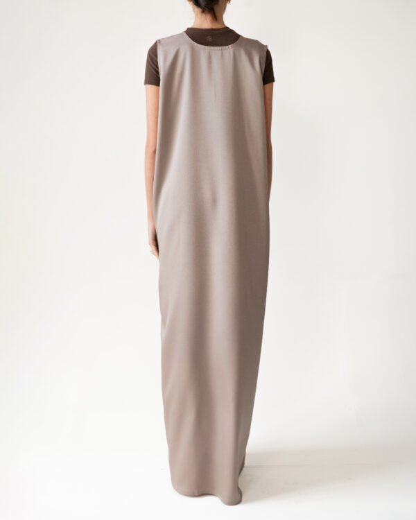 Crepe Slip in Lavender Grey