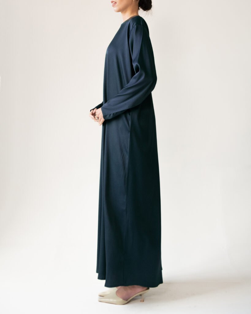 Long Sleeve Dress in Sapphire Blue
