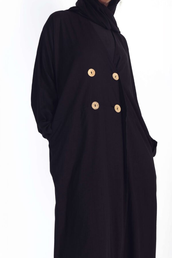 The Linen Trench Style Abaya