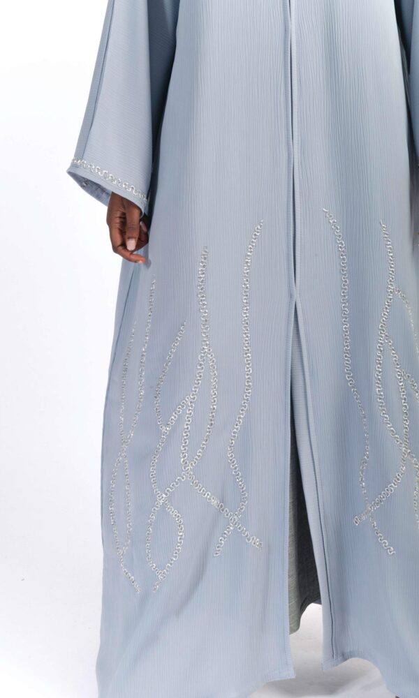 Elsara Embellished Open Abaya