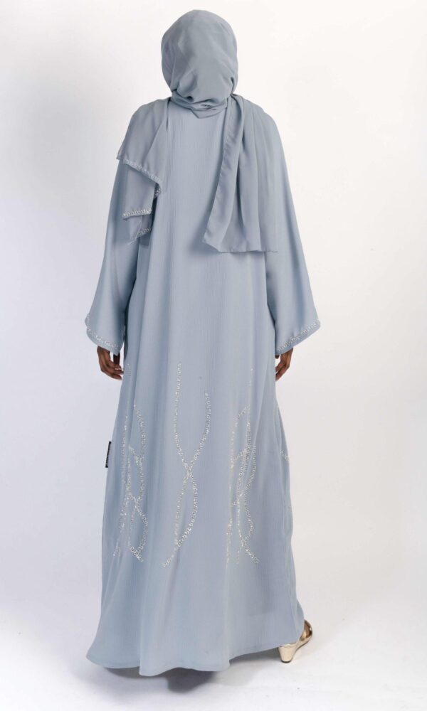 Elsara Embellished Open Abaya