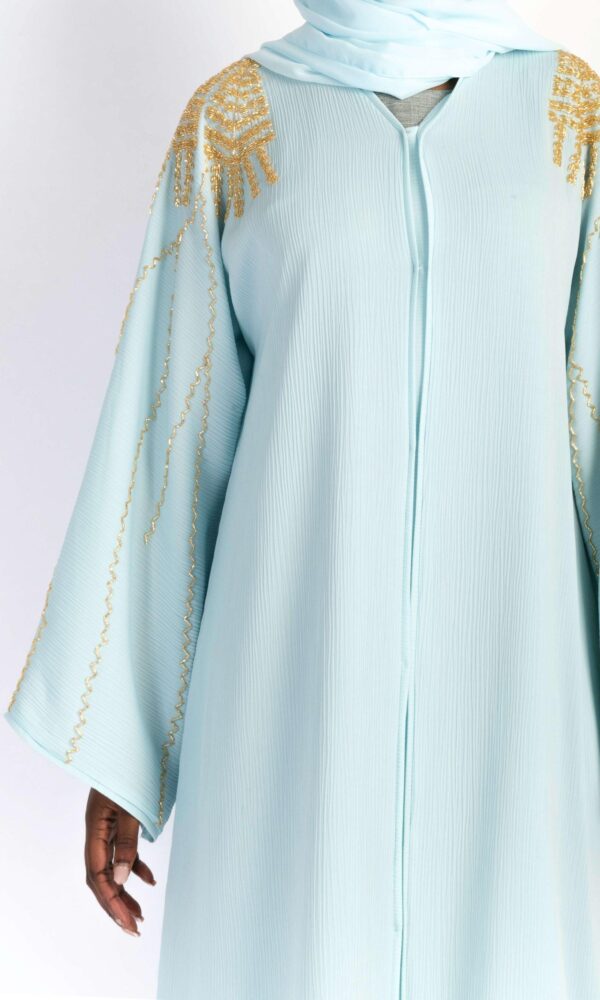 Fairuza Embellished Open Abaya