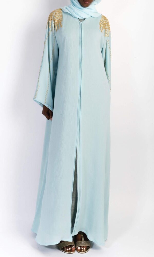 Fairuza Embellished Open Abaya