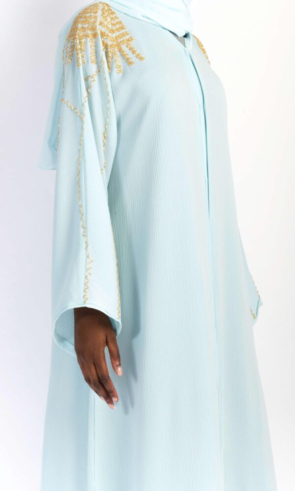 Fairuza Embellished Open Abaya