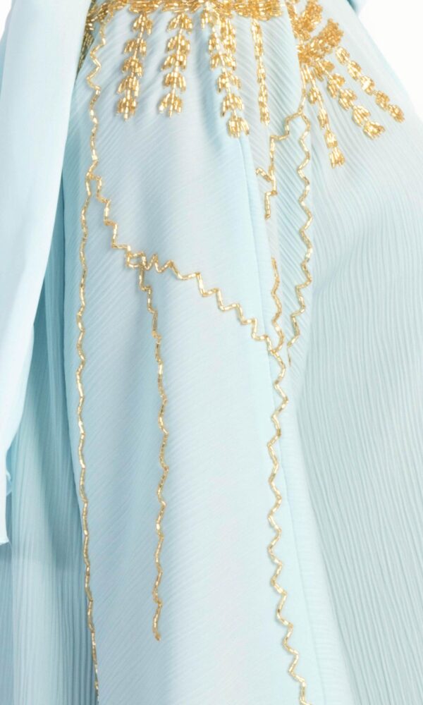 Fairuza Embellished Open Abaya