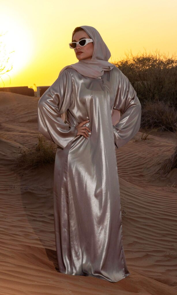 Silk Lamé - Champagne - Side