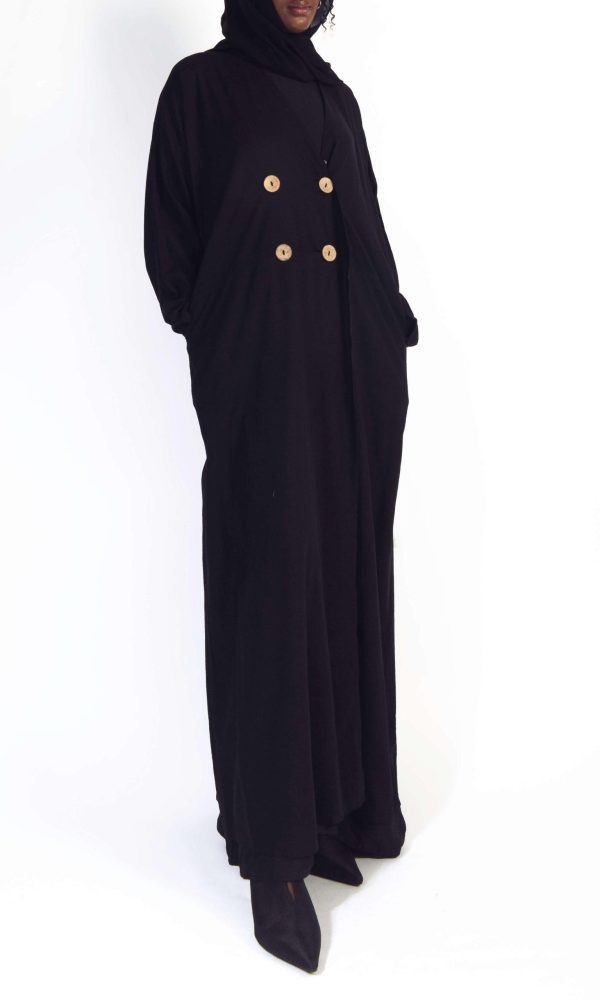 The Linen Trench Style Abaya