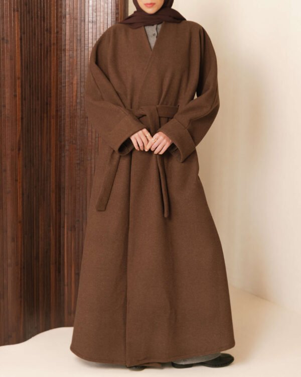 The Contour Coat in Chestnut