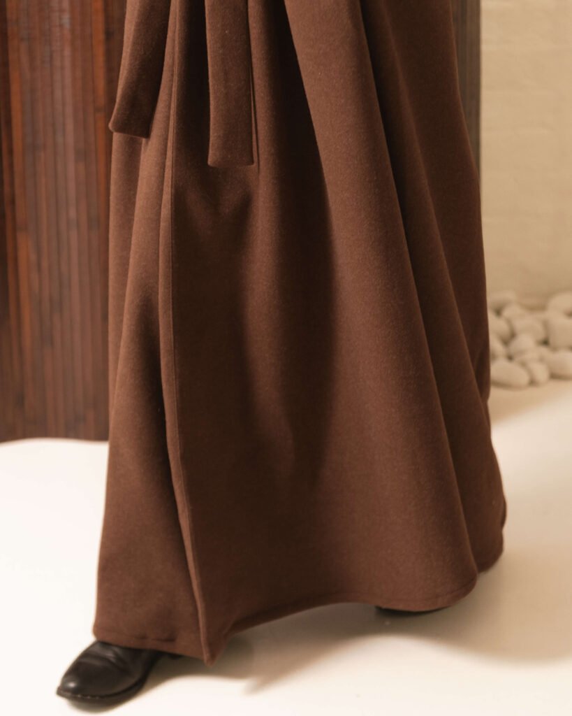 The Contour Coat in Chestnut