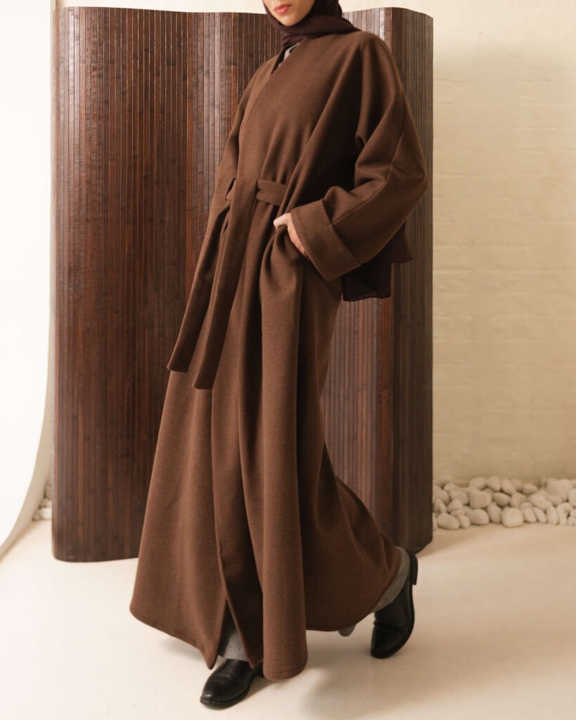 The Contour Coat in Chestnut