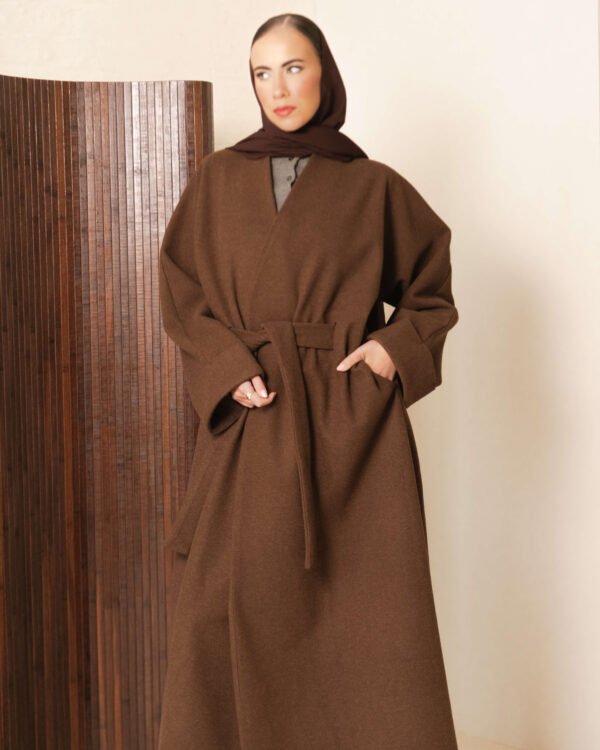 The Contour Coat in Chestnut