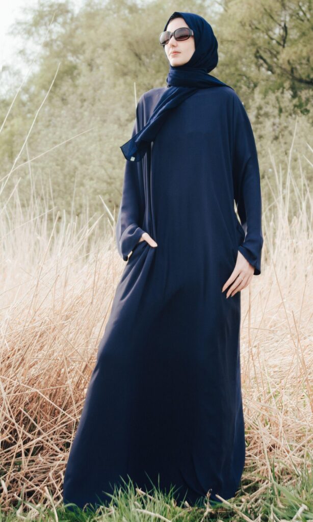 casual abaya blue (1)