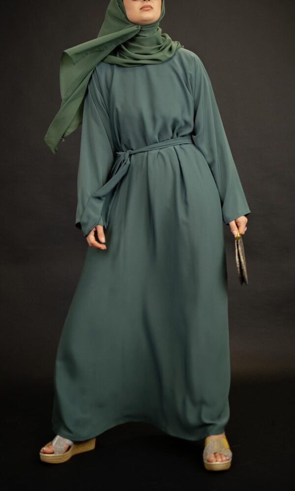 Casual Abaya - Jade Green