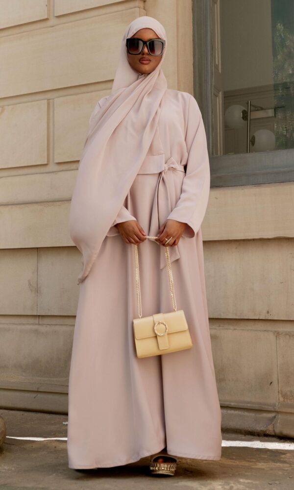 Casual Abaya - Light Pink