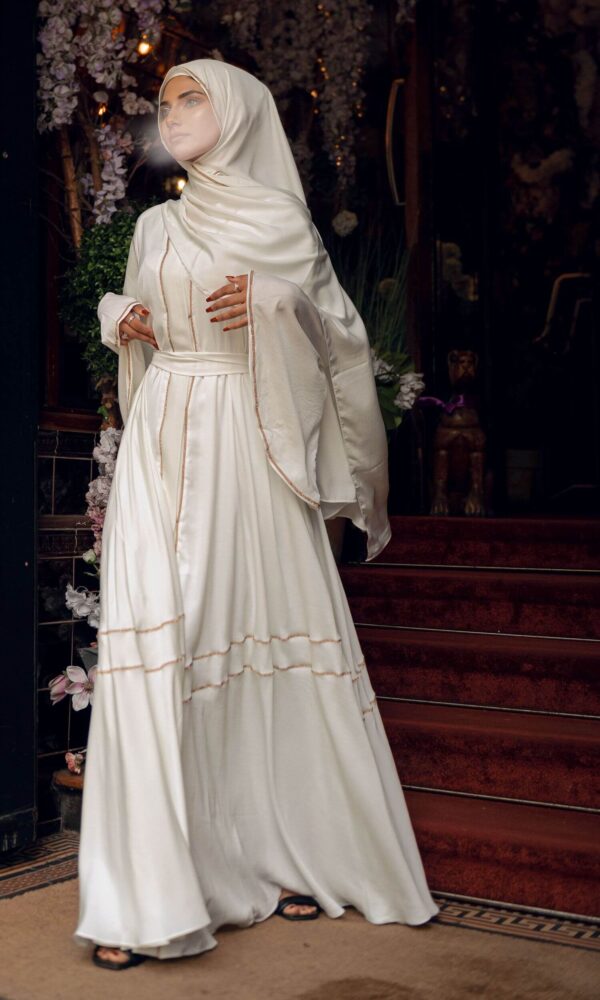 Diamante Trapeze - White/Gold