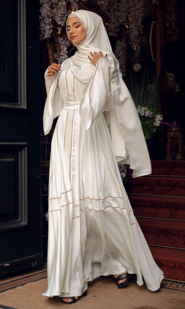 Diamante Trapeze - White/Gold