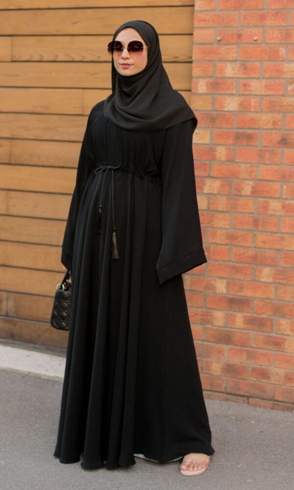 Flared Abaya - Black