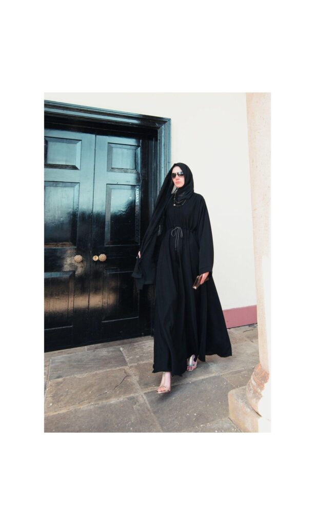 flared abaya black (7)