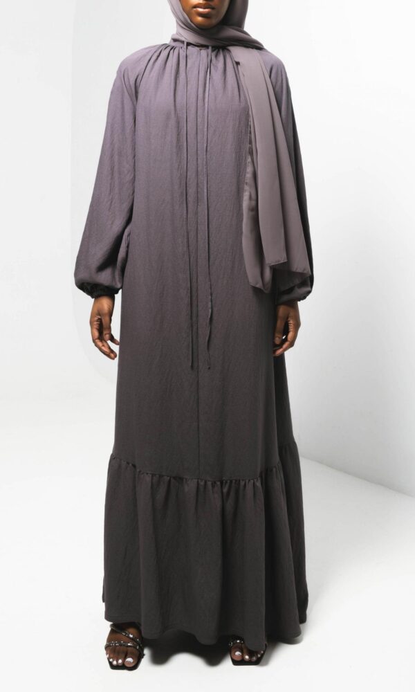 Linen Balloon Sleeve - Lavendar