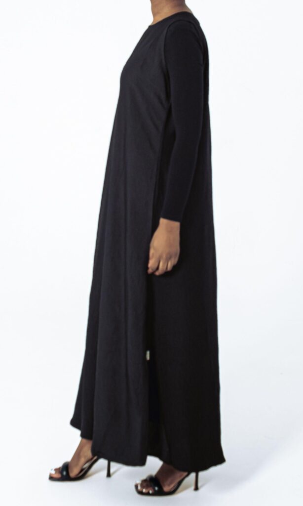 sateen sleeveless slip black (1)