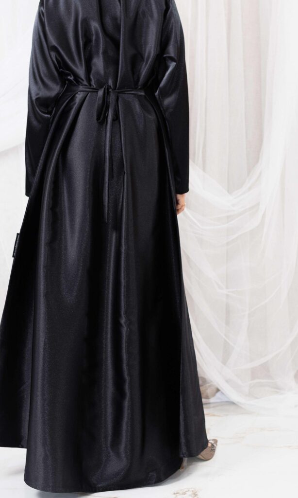 satin dress black (4)