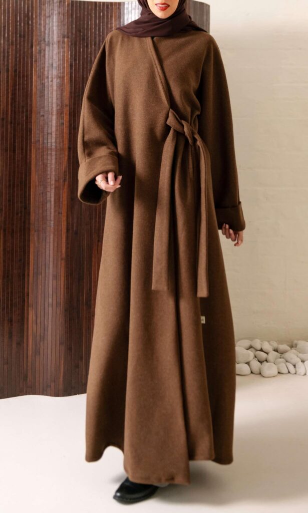 Wrap Abaya Coat