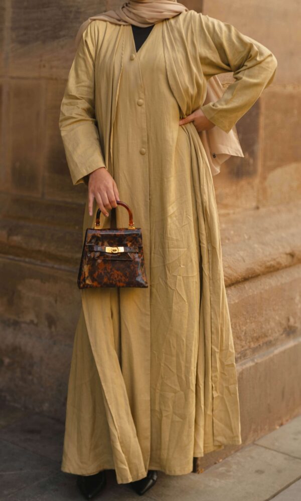 The Linen Layered Abaya