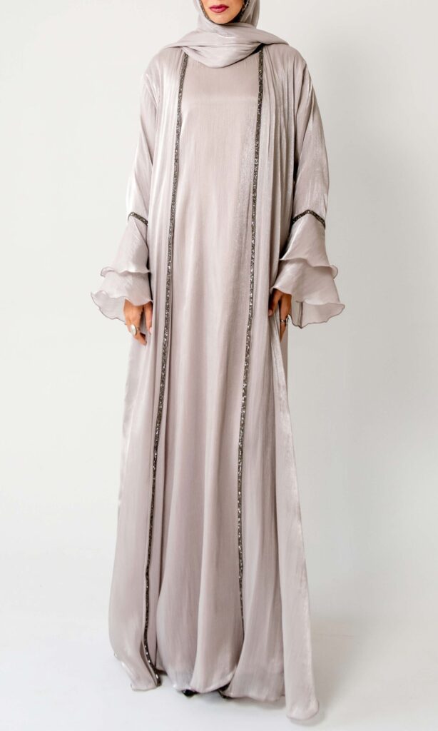 Hiba Diamanté Set – Silver Blush