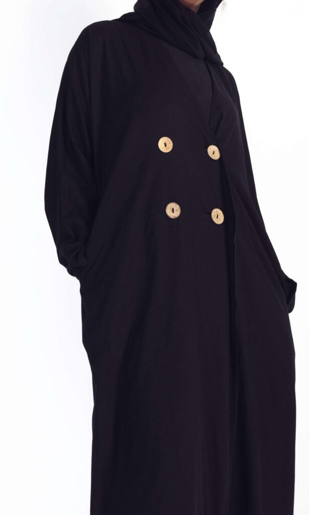 The Linen Trench Style Abaya