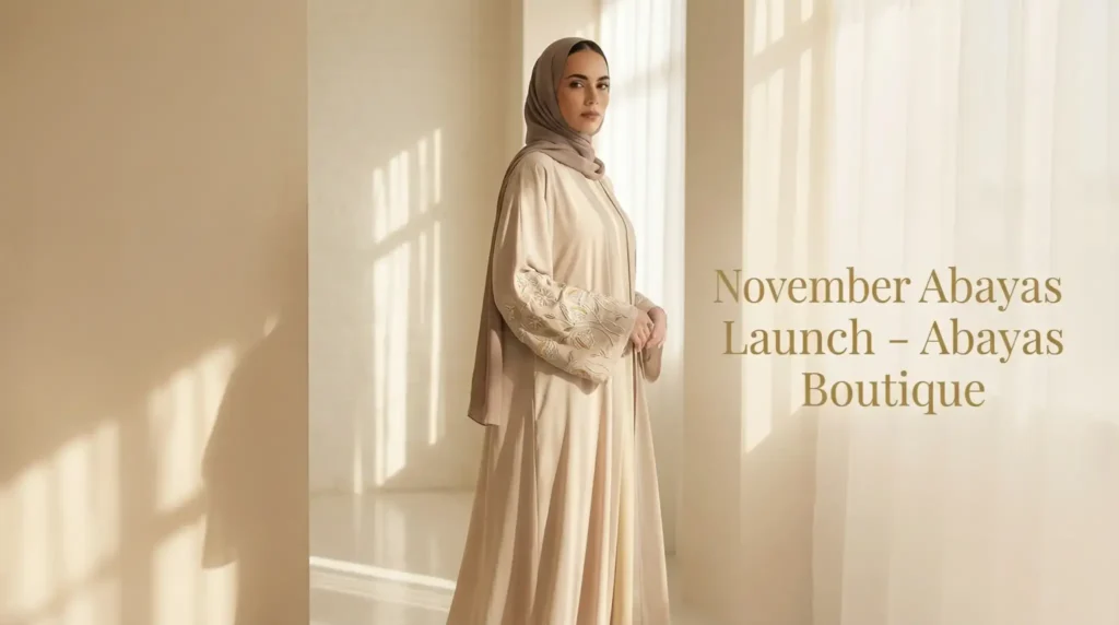 November Abayas Launch Campaign Banner