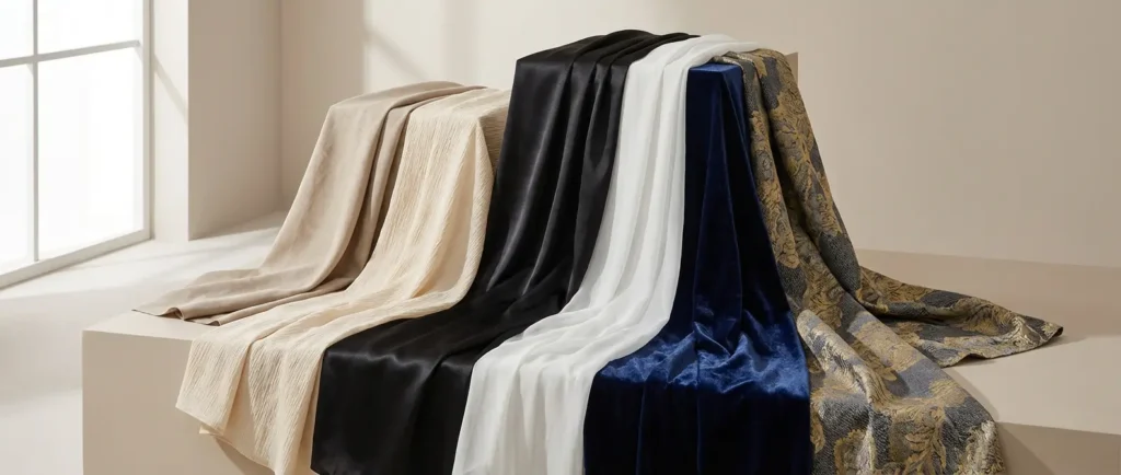 Premium Abaya Fabric Arrangement