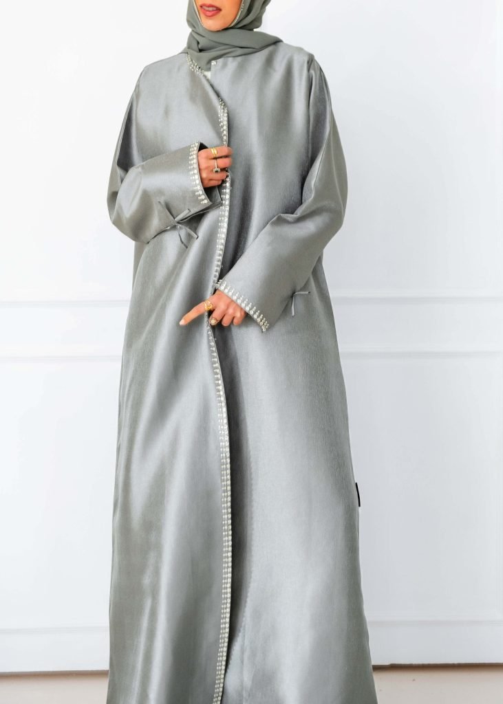 Priya Grey Abaya