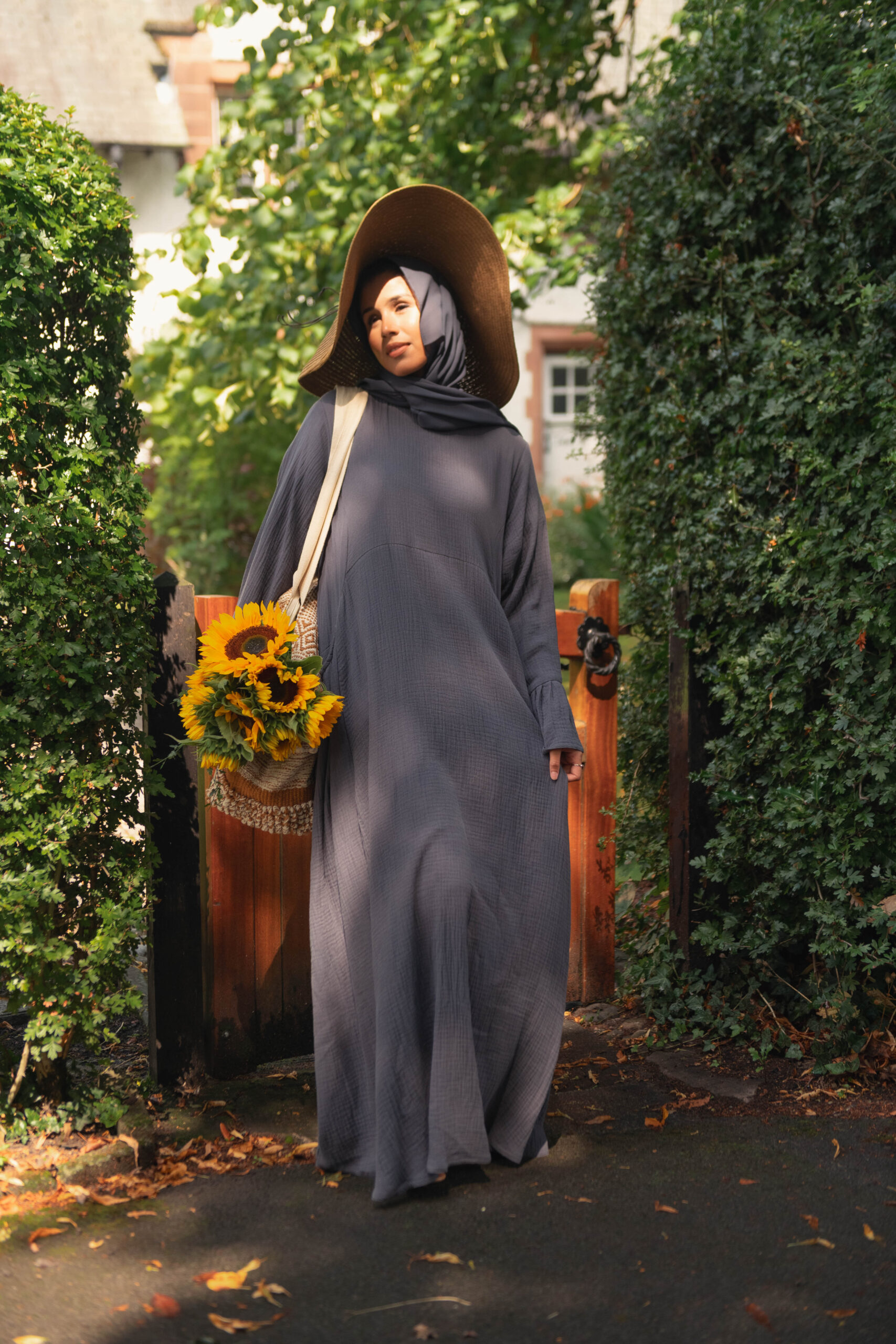 Smocked Grey
