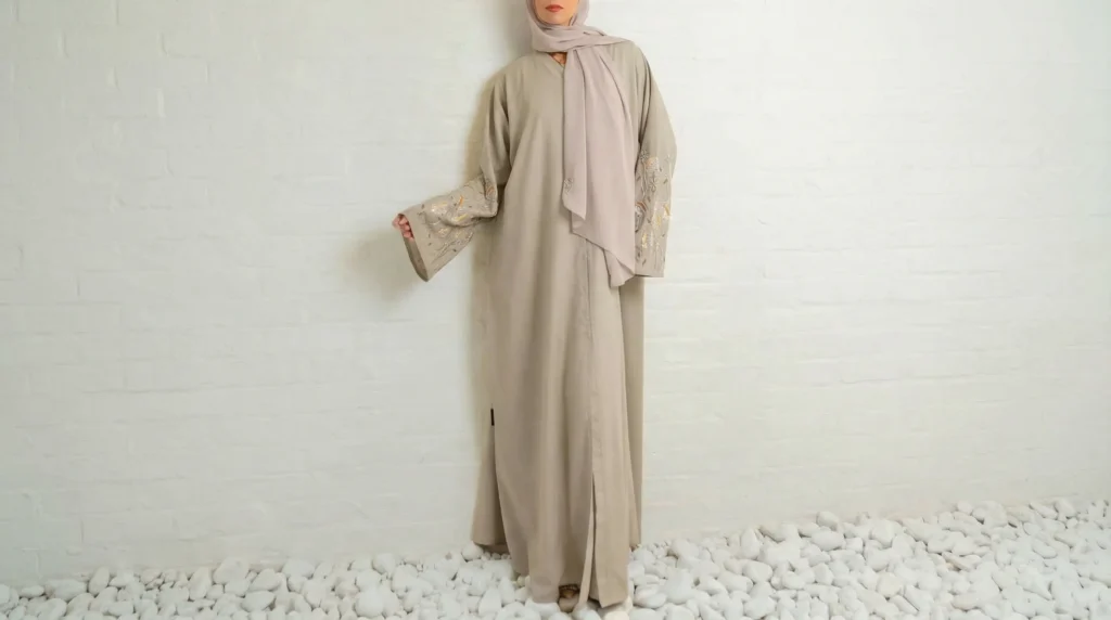 linen fabric abayas