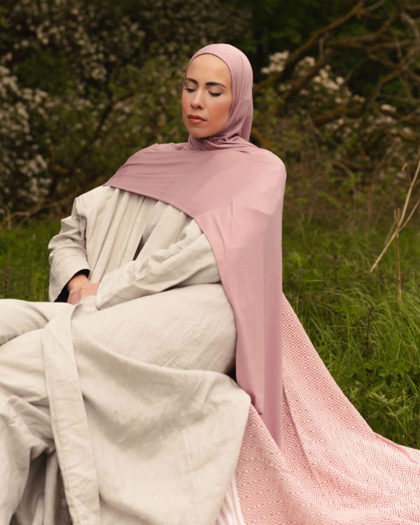 Jersey Hijab - Dusty Rose