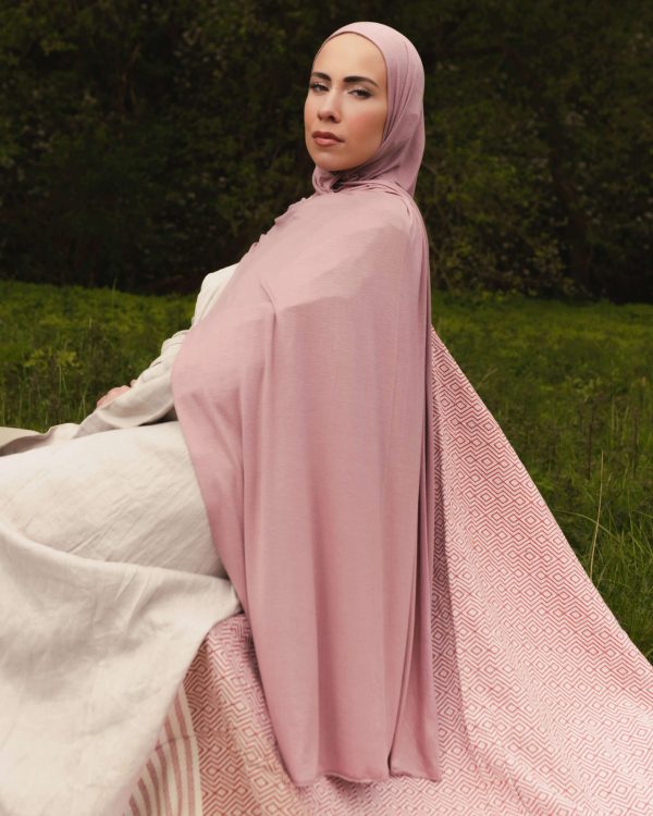 Jersey Hijab - Dusty Rose