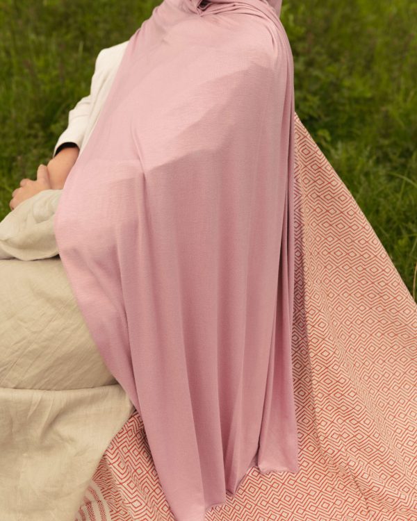 Jersey Hijab - Dusty Rose