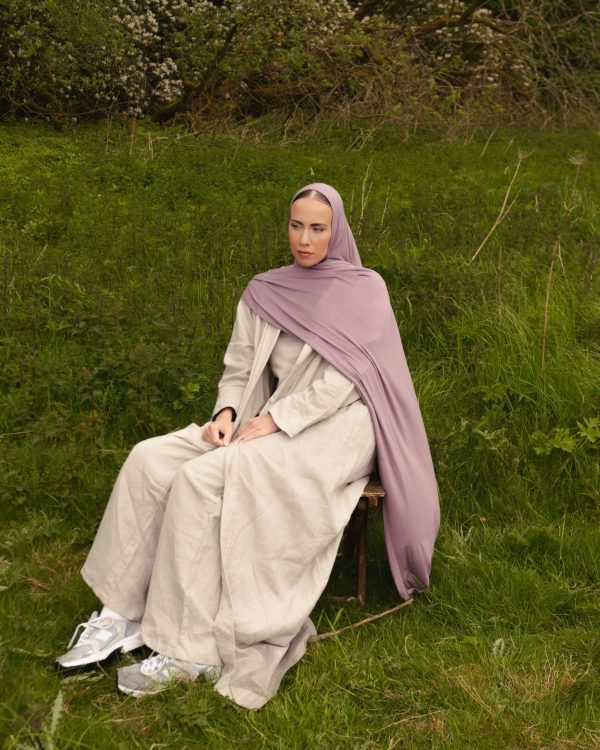 Jersey Hijab - Ash Lilac