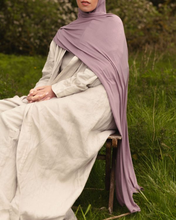 Jersey Hijab - Ash Lilac