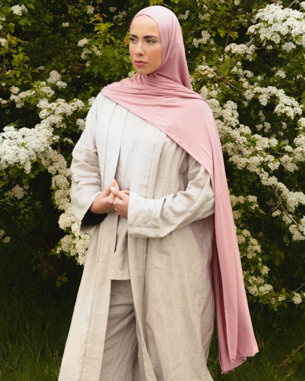 Jersey Hijab - Light Raspberry