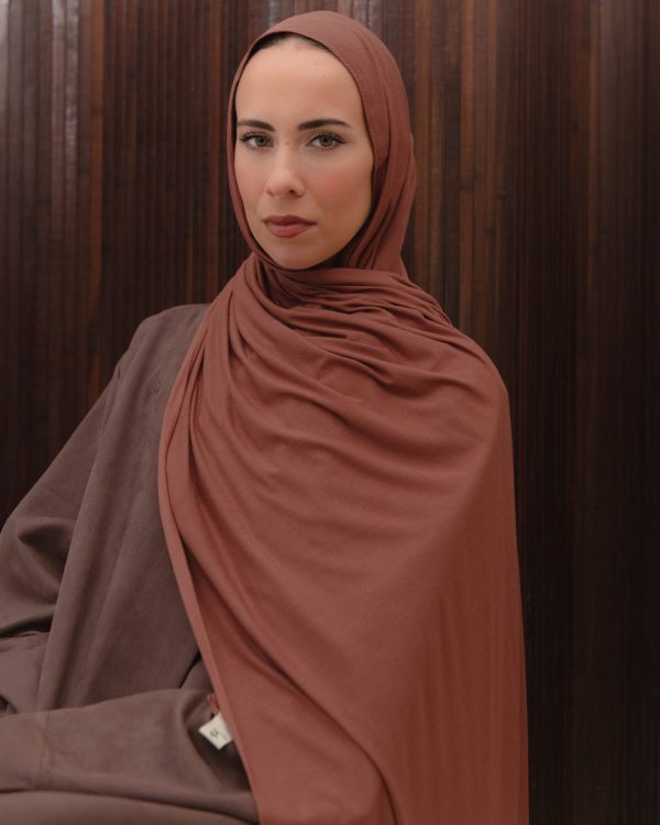 Jersey Hijab - Burnt Orange