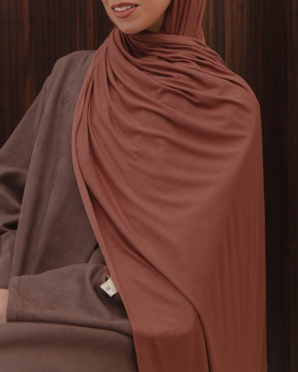 Jersey Hijab - Burnt Orange