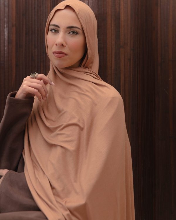 Jersey Hijab - Burnt Apricot